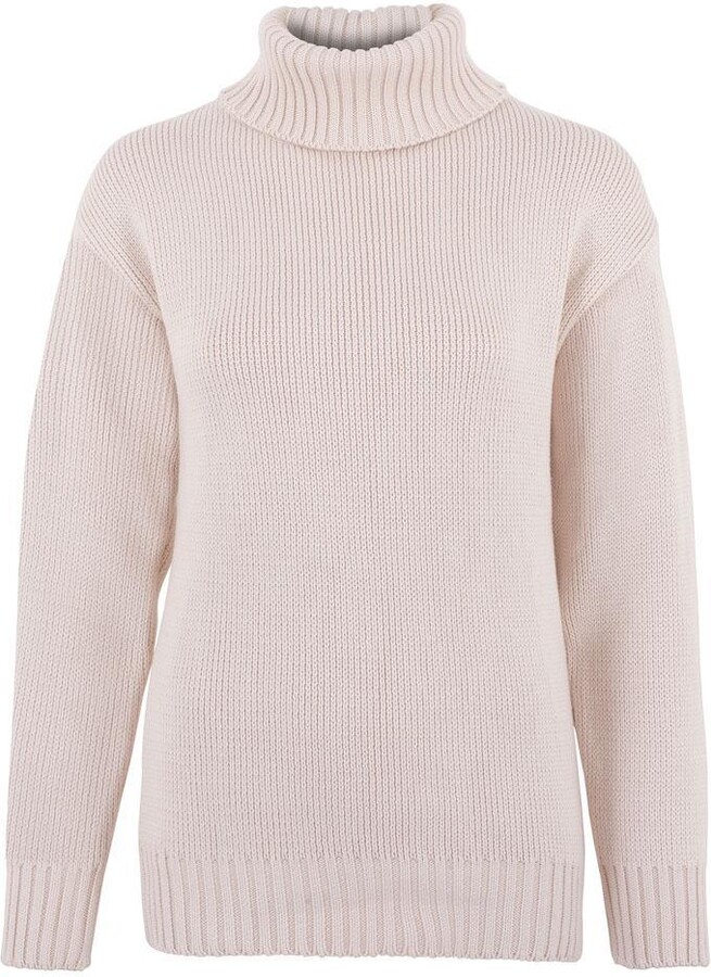 Paul James Knitwear Neutrals Womens Pure Cotton Heavyweight