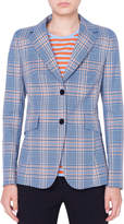 Thumbnail for your product : Akris Punto Plaid Two-Button Blazer Jacket
