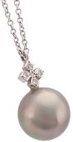 Thumbnail for your product : Loree Rodkin 18kt gold Tahitian pearl necklace