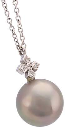 Loree Rodkin 18kt gold Tahitian pearl necklace