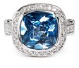 Thumbnail for your product : Nobrand Cushion cut cubic zirconia ring
