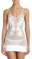 Thumbnail for your product : La Perla Ninfea Embroidered Sheer Babydoll
