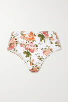Briona Floral-print Bikini Briefs - O 