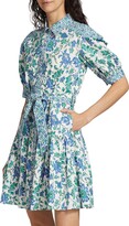 Thumbnail for your product : Derek Lam 10 Crosby Luma Floral Cotton Shirtdress