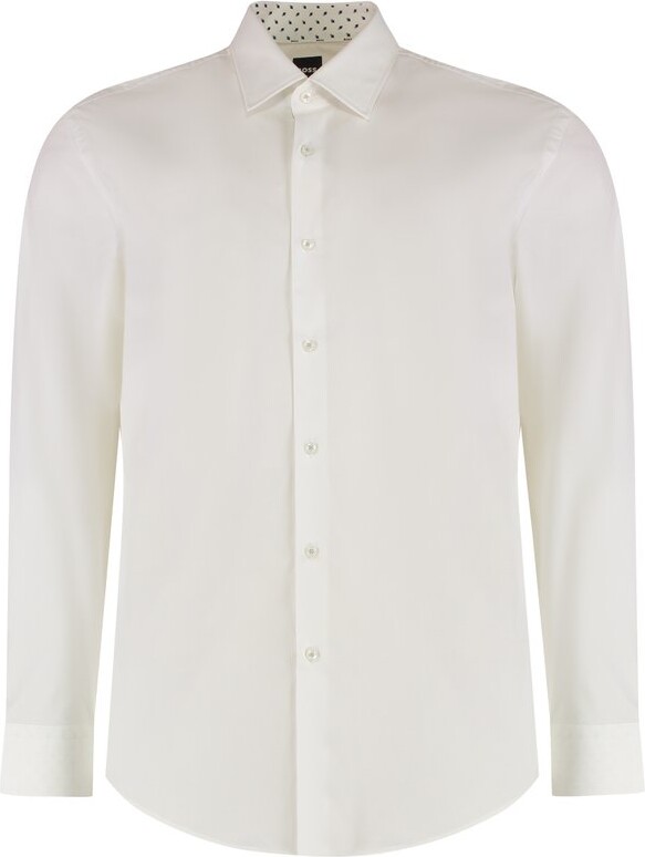 HUGO BOSS Easy Iron Stretch Poplin Slim-Fit Shirt