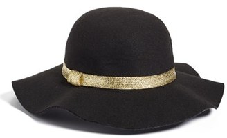 Capelli of New York Girl's Floppy Hat - Black