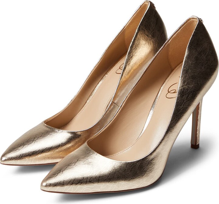 sam edelman gold pumps