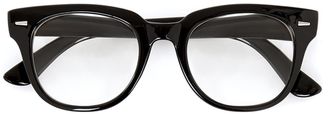 Topman Black Framed Reader Glasses