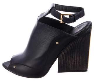 Maiyet Leather Wedge Sandals