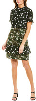 Thumbnail for your product : Nicole Miller Silk-Blend Shift Dress