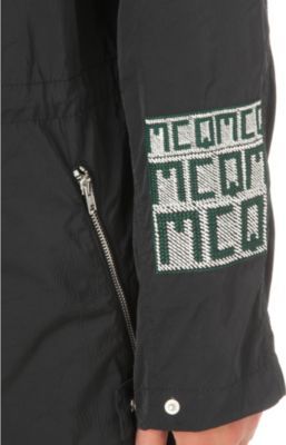 McQ metallic hood shell parka