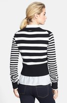 Thumbnail for your product : MICHAEL Michael Kors Stripe Crop Crewneck Sweater (Regular & Petite)