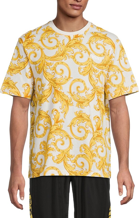 Cotton Baroque Print T-Shirt
