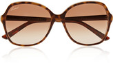 Thumbnail for your product : Gucci Square-frame acetate sunglasses