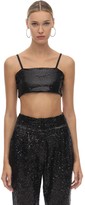 Thumbnail for your product : In The Mood For Love Sequined Crop Top