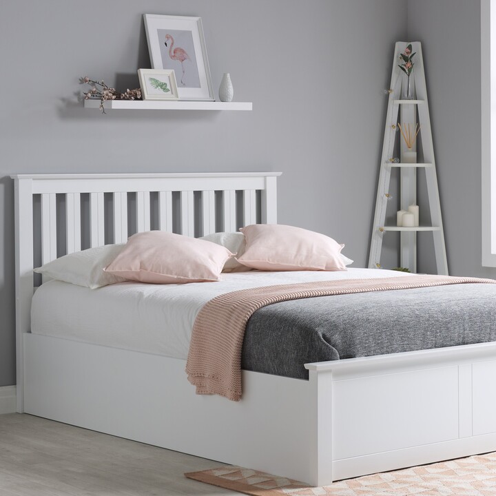 Dunelm Winslow Ottoman Bed Frame White ShopStyle