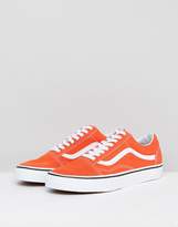 Thumbnail for your product : Vans Old Skool Sneakers In Orange VA38G12W1