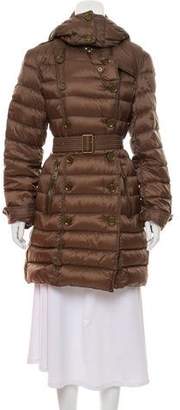 Burberry Down Puffer Coat w/ Tags