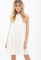 Thumbnail for your product : Forever 21 Plated-Collar Trapeze Dress