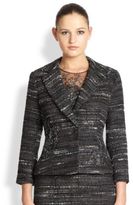 Thumbnail for your product : Teri Jon Lace & Tweed Jacket