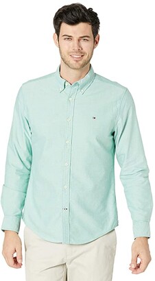Tommy Hilfiger Long Sleeve Button-Down Oxford Shirt in Custom Fit -  ShopStyle