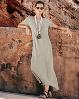 Thumbnail for your product : Joan Vass Long Cotton A-line Dress, Women's