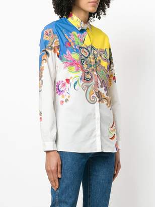 Etro printed buttoned up blouse