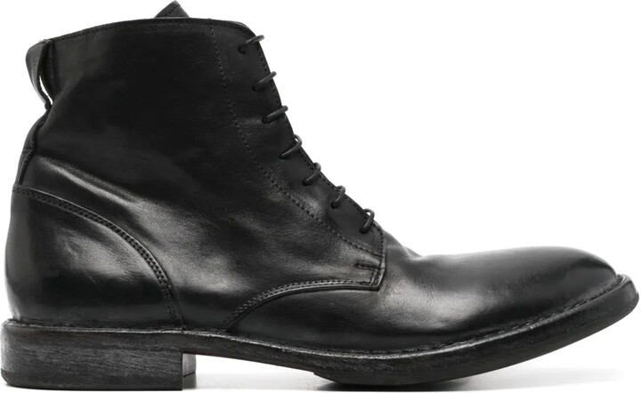 Moma Leather Ankle Boots