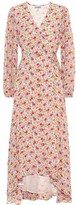 Thumbnail for your product : Ganni Floral georgette wrap dress