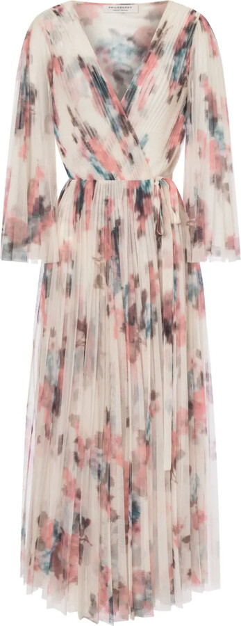 Philosophy di Lorenzo Serafini Floral-Print Maxi Dress