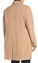 Thumbnail for your product : Calvin Klein Plus Size Women's Wool Blend Reefer Coat