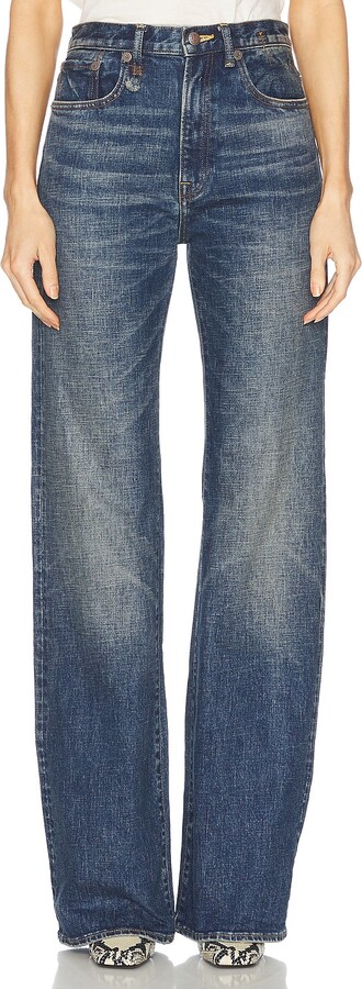 R 13 Jane Straight Leg in Blue