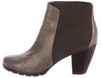 Walter Steiger Leather Round-Toe Ankle Boots