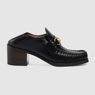 Gucci Leather Horsebit loafers