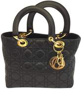 Lady Dior Leather Handbag