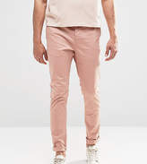 Thumbnail for your product : ASOS Tall Skinny Chinos In Pink