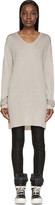 Thumbnail for your product : Rick Owens Beige Lightweight Long T-Shirt