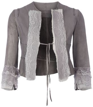 Le Cuir Perdu embroidered jacket