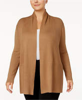 plus size brown cardigan - ShopStyle