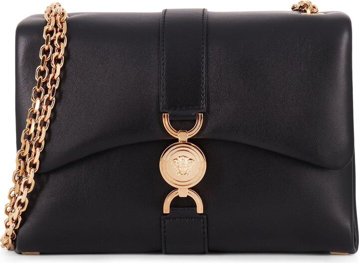 【送料&関税込】Versace Chain-linked Mini Shoulder Bag Versace Chain-linked Shoulder Bag - ShopStyle