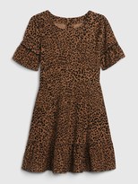 Thumbnail for your product : Gap Kids Leopard Print Cord Dress