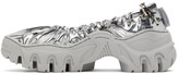 Thumbnail for your product : Rombaut Silver Boccaccio II Aura Ballerina Flats