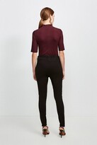 Thumbnail for your product : Karen Millen Leather and Ponte Legging