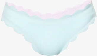 Marysia Swim Womens Violette/ Azure Antibes Mid-rise Bikini Bottoms