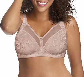 Just My Size Lace Bra with Foam Wire Shaping Bra with Convertible
