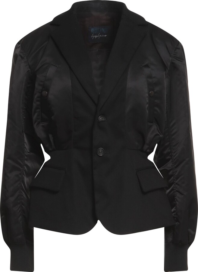 Yohji Yamamoto Suit Jacket Black ShopStyle