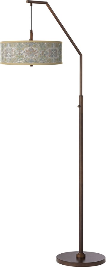 Giclee Glow Lucrezia Bronze Downbridge Arc Floor Lamp