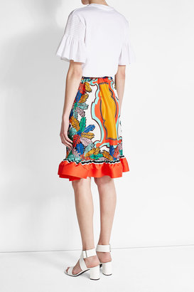 Emilio Pucci Printed Silk Skirt
