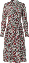Thumbnail for your product : Equipment Thea Animal-Print Button-Down Midi Dress