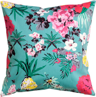 H&M Cotton Cushion Cover - Turquoise